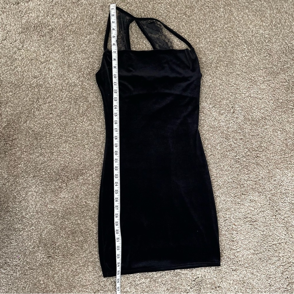 Lulus Sultry Summoning Black Velvet Bodycon Dress - Picture 6 of 8
